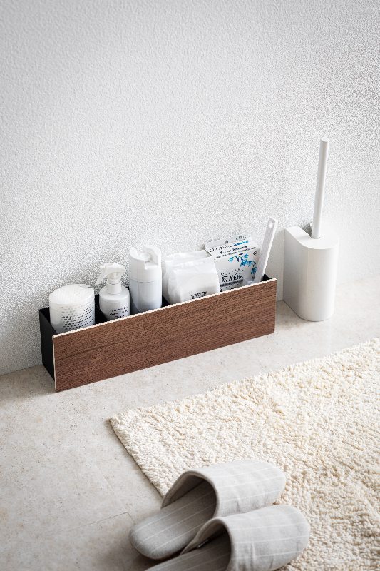 Yamazaki organizer per tavolo acciaio legno
